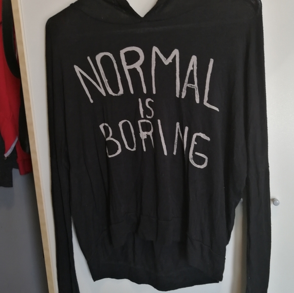 Normal is boring soft hoodie - Picture 3 of 8